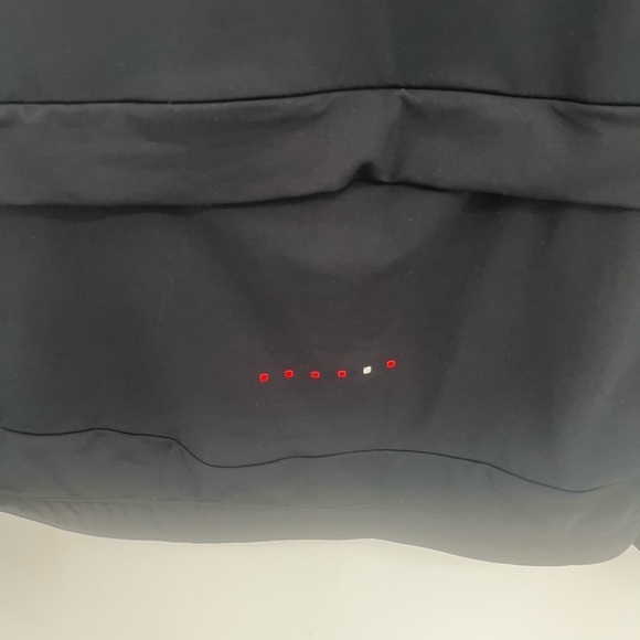 Santic Black Red Trim Full Zip Biking Cycling Jacket - Picture 12 of 14